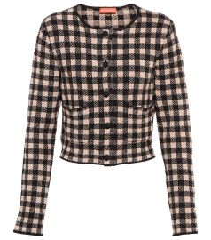 Altuzarra Checked Cardigan Top and Skirt Set at Mytheresa