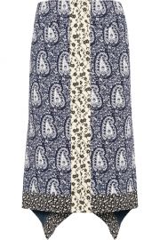 Altuzarra Cyrus Silk Skirt at Net A Porter