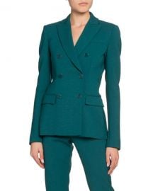 Altuzarra Double-Breasted Stretch Wool Blazer at Neiman Marcus