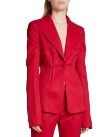 Altuzarra Eleanor Wool-Blend Pintuck Blazer at Neiman Marcus