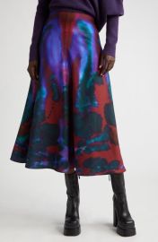 Altuzarra Hydra Ink Blot Midi Skirt at Nordstrom