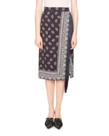 Altuzarra Jude Floral Bandana Wrap Skirt at Neiman Marcus