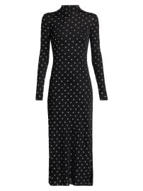 Altuzarra Kaplan Grommet Embellished Long Sleeve Midi Dress at Saks Fifth Avenue
