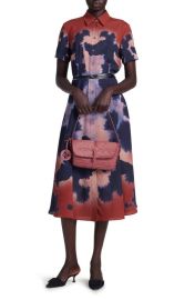 Altuzarra Kiera Inkblot Print Belted Shirtdress at Nordstrom