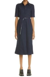 Altuzarra Kieran Belted Denim Serge Midi Shirtdress at Nordstrom