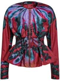 Altuzarra Kitriani tie-dye Smocked Jacket - at Farfetch