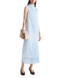 Altuzarra Noor Silk Turtleneck Dress Bloomingdales at Bloomingdales
