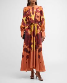 Altuzarra Peirene Dyed Maxi Dress at Neiman Marcus