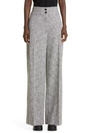 Altuzarra Rudy Wide Leg Gingham Pants at Nordstrom