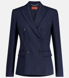 Altuzarra Stretch wool Blazer in Berry Blue at Mytheresa