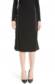 Altuzarra Welkes Grommet Detail Skirt Nordstrom at Nordstrom