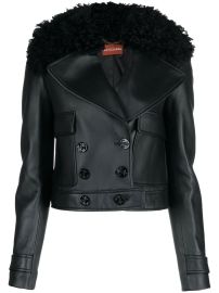 Altuzarra shearling-trim Biker Jacket - at Farfetch