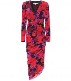 Alvaro floral stretch-silk dress at Mytheresa