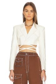 Alvina Cropped Blazer bu h ours at Revolve