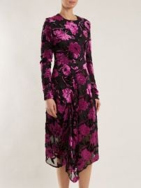 Alyssa floral-devore midi dress by Preen by Thornton Bregazzi at Matches