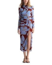 Amadis High Neck Long Sleeve Dress at Bloomingdales