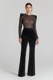 Amanda Black Jumpsuit NADINE MERABI at Nadine Merabi