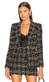 Amanda Uprichard Aldridge Blazer in Tinsel at Revolve