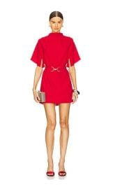 Amanda Uprichard Camille Dress In Scarlet at Revolve
