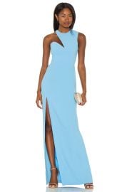 Amanda Uprichard Gilda Gown in Pacific at Revolve