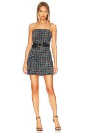 Amanda Uprichard Hasley Tweed Body Con Minidress at Revolve