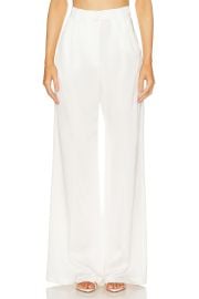 Amanda Uprichard Jane Pants In Ivory at Revolve