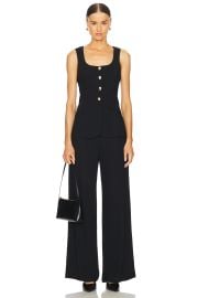 Amanda Uprichard Kya Jumpsuit In Black at Revolve