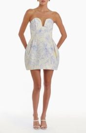 Amanda Uprichard Rosiella Strapless Cocktail Minidress at Nordstrom