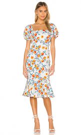 Amanda Uprichard Senorita Dress in Peaches from Revolve com at Revolve