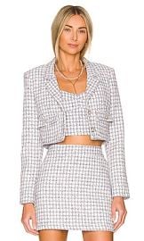 Amanda Uprichard Spenser Blazer in Captiva at Revolve