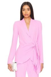 Amanda Uprichard Vera Blazer In Carnation at Revolve