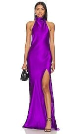Amanda Uprichard X Revolve Marla Gown In Ultraviolet at Revolve