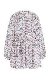 Amandine Printed Crepe Mini Dress By Isabel Marant toile at Moda Operandi