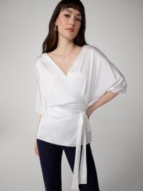 Amara Wrap Top Diane von Furstenberg at Diane von Furstenberg