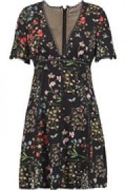 Amara floral-print voile mini dress at The Outnet