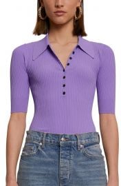 Amari Rib Short Sleeve Sweater at Nordstrom