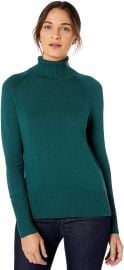 Amazon Brand - Lark  amp  Ro Women s Rib Detail Turtleneck Sweater at Amazon