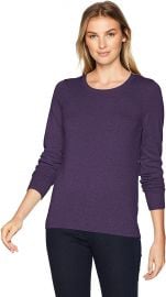 Amazon Essentials Women s Classic Fit Lightweight Long-Sleeve Crewneck Sweater at Amazon