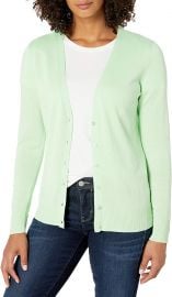 Amazon Essentials Women s Classic Fit Lightweight Long-Sleeve V-Neck Cardigan at Amazon