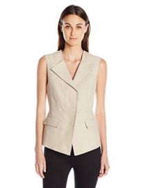 Amazon com  BCBGMAXAZRIA Women  39 s Zip-Front Vest  Clothing at Amazon