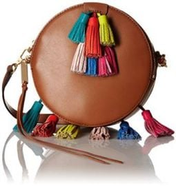 Amazon com  Rebecca Minkoff Round Sofia Cross Body  Almond  One Size  Clothing at Amazon