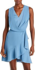 Amazoncom BCBG Max Azria Women39s Sleeveless Pleated V-Neck Mini Dress Clothing Shoes amp Jewelry at Amazon