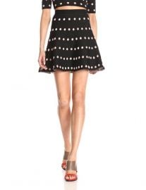 Amazoncom BCBGMAXAZRIA Womenand39s Gloriah Jacquard Skirt  at Amazon