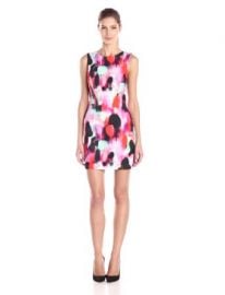 Amazoncom French Connection Womenand39s Miami Graffiti-Printed Sheath Dress Clothing at Amazon