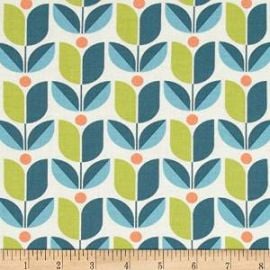 Amazoncom Joel Dewberry Flora Tulip Eucalyptus Fabric at Amazon