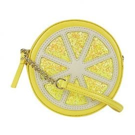 Amazoncom Kate Spade Lemon Street Micha Small Daytime Crossbody Clutch Limoncello Shoes at Amazon