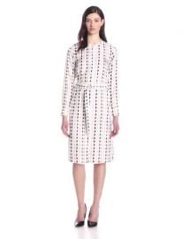 Amazoncom Theory Womenand39s Linigole Diamond-Print Shirtdress Clothing at Amazon