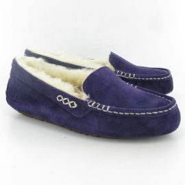 Amazoncom UGG Australia Womenand39s Ansley Exotic Suede Slipper in purple at Amazon