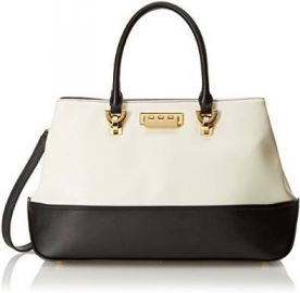 Amazoncom ZAC Zac Posen Eartha Envelope Carryall Top Handle Bag BlackWhite One Size Shoes at Amazon