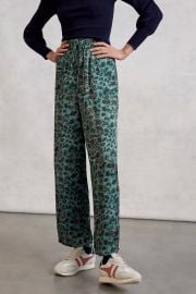 Ambrose Leopard Pants at Anthropologie